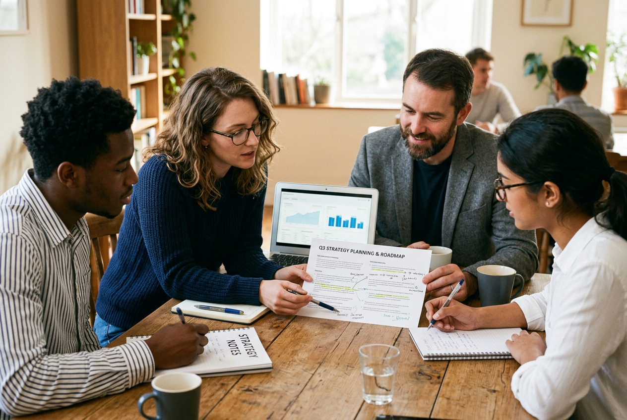 Collaborative business planning session